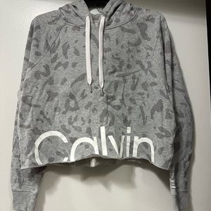 Calvin Klein performance cropped hoodie